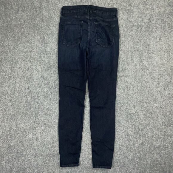 Good American Jeans Womens Size 29 Blue Good Legs Skinny Dark Wash - Picture 11 of 13